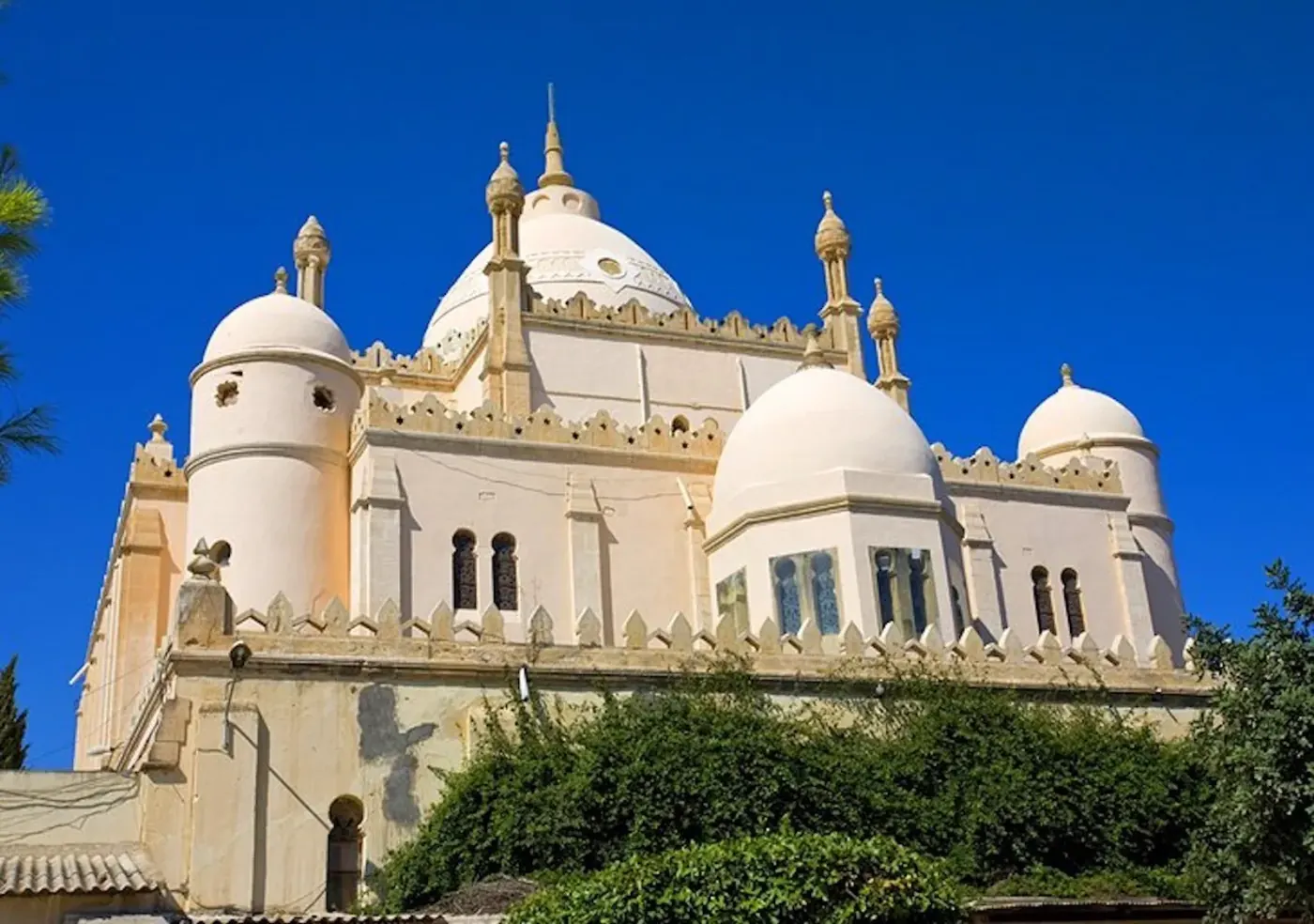 The domes of the Acropolium of Carthage on Byrsa Hill